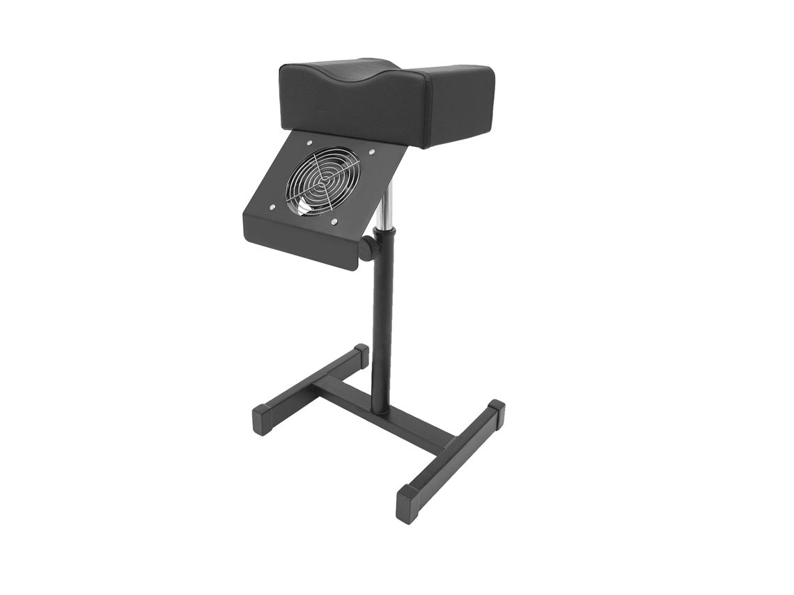Taburete de pedicura, altura ajustable, estructura estable, negro OEM