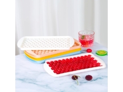(blanco) 1 Mini Molde Para Bandeja De Cubitos De Hielo, 104 Ranuras, Se Puede Utilizar Para Hacer Discos De Hockey Sobre Hielo.