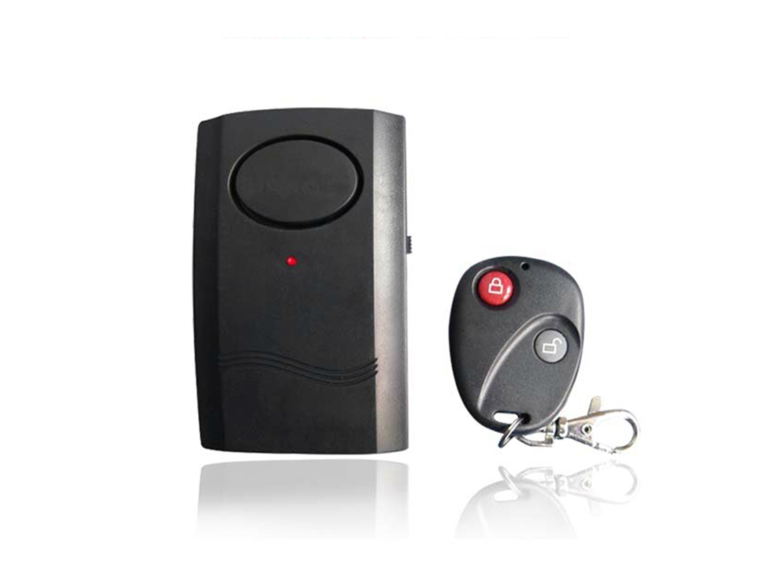 Alarma De Vibración Inalámbrica Con Control Remoto De 120 Db Para Coche, Motocicleta, Puerta, Ventana, Antirrobo.