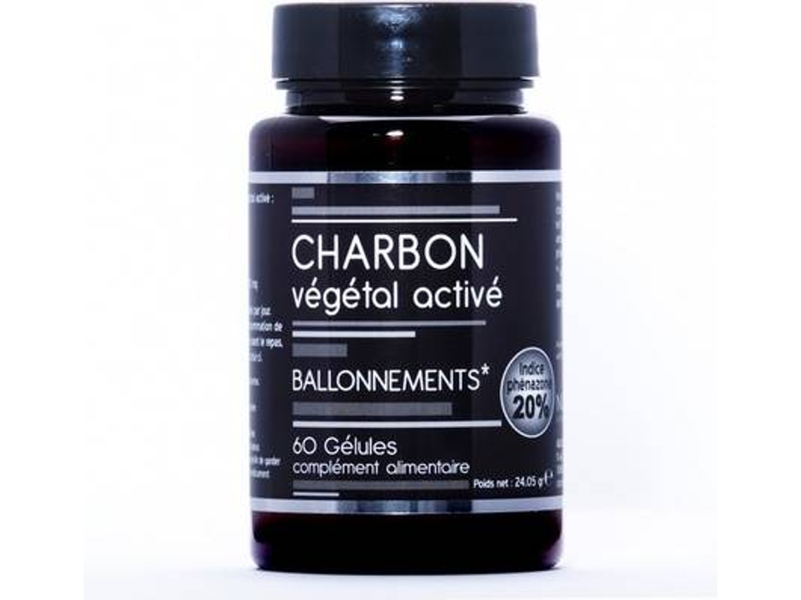 Complemento Alimentar NUTRIVIE Carvão Vegetal Ativado (60 cápsulas)