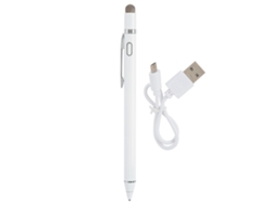 Caneta Estilográfica Ativa Capacitiva Universal Para Celular E Tablet Ios/android Branca Wyh0004