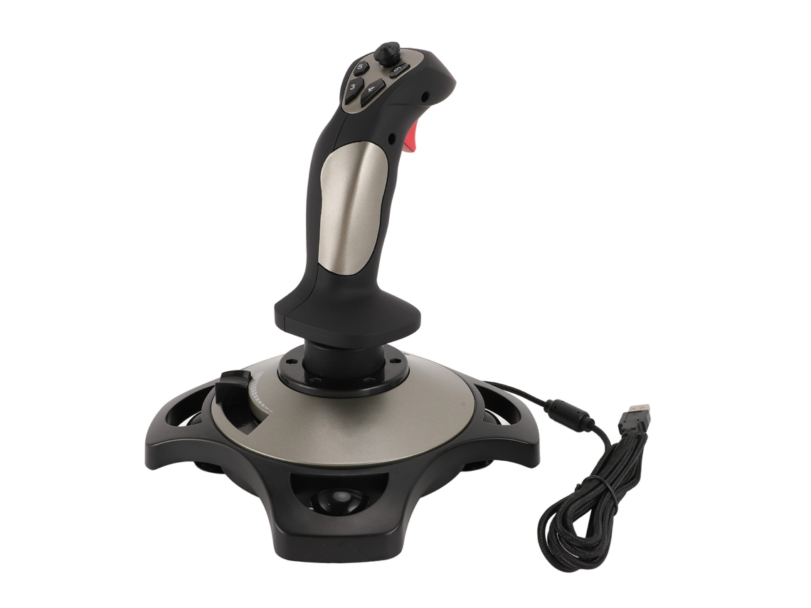 Joystick De Vuelo Para Pc, Joystick De Vuelo Con Cable, Joystick De Control Para Simulador De Vuelo Con Función De Vibración, Control Del Acelerador