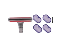 4 piezas Dyson Dc44 Filter2 cepillos de limpieza, prefiltro lavable con boquilla cabezal de succión de cabezal de cama para Dyson Dc16/Dc30