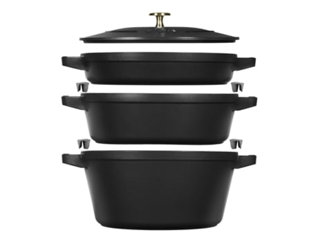 Stackable Set Batería de cocina 3-pzs STAUB