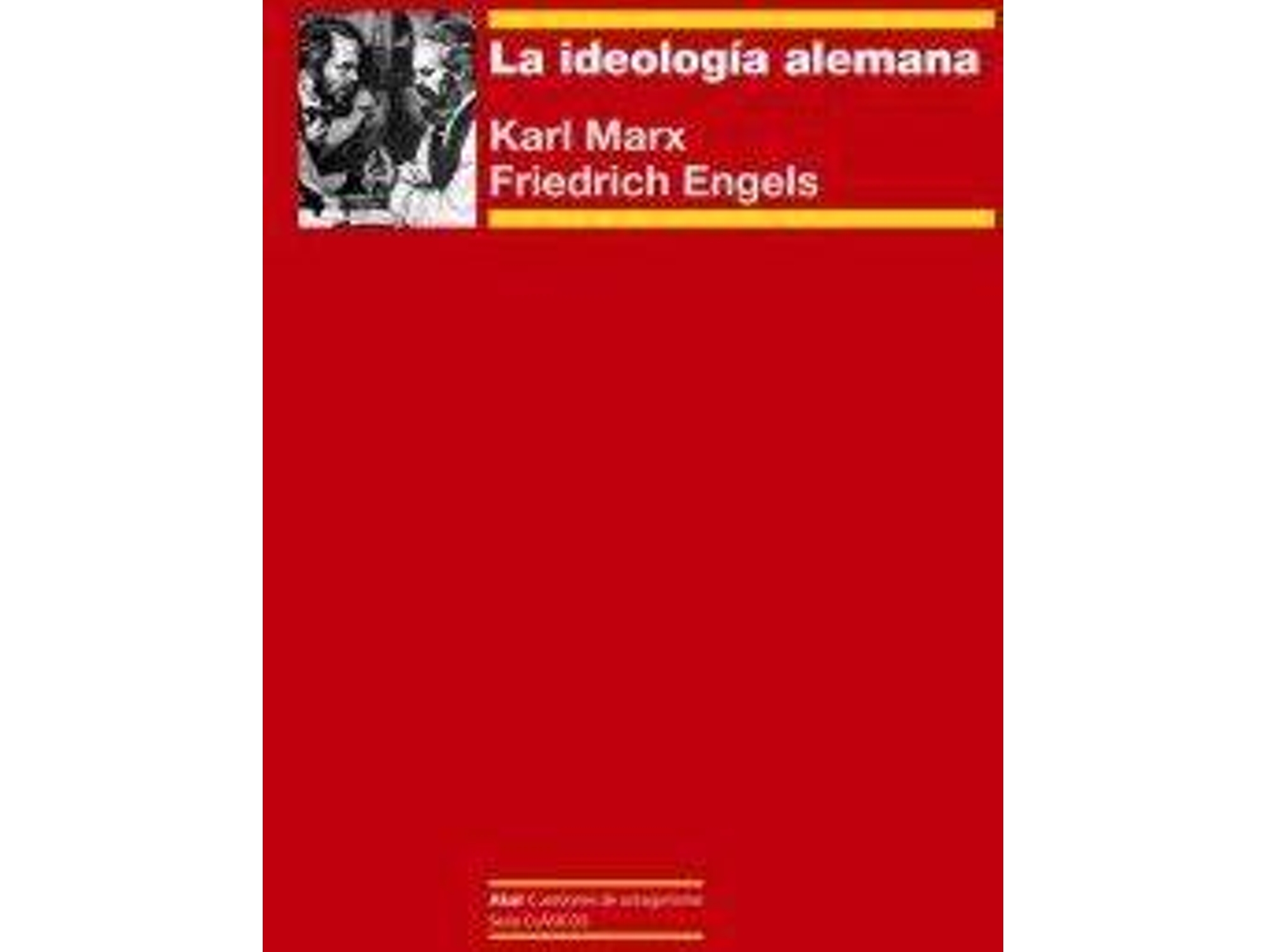 Libro La Ideología Alemana de Karl Marx (Español)