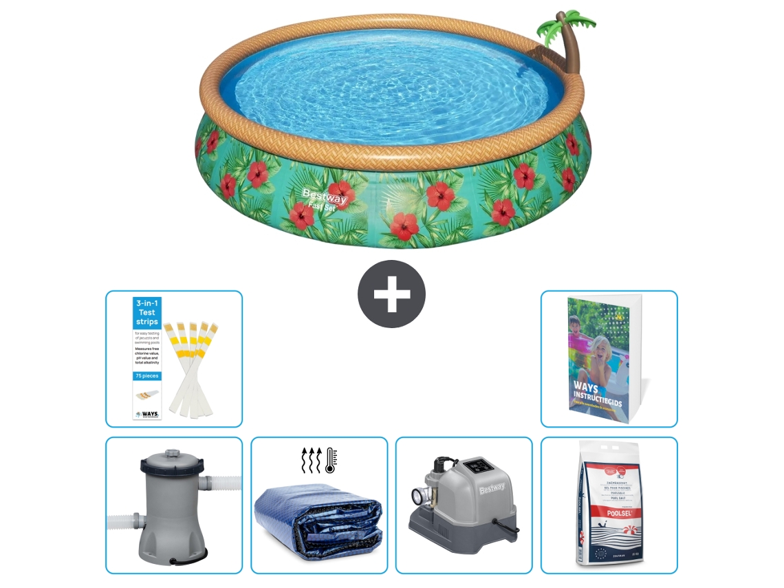 Bestway Piscina Bestway Fast Set Redonda - 457x84 Cm - 7-peças S329