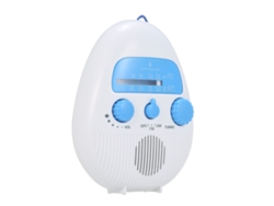 Radio de ducha Primerox Mini con batería impermeable, FM/AM