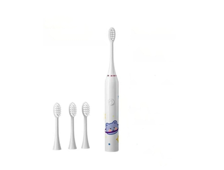 Cepillo de dientes eléctrico Cepillo de dientes rotatorio para niños HHZ Niños Ultrasonic4 Cabezales de cepillo