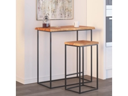 Tablero Mesa | Superficie De Mesa | Tablero De Escritorio Rectangular Madera De Acacia Borde Vivo 90x40x2,5 Cm