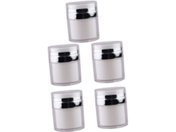 Juego Práctico De 5 Cajas Para Envases De Cosméticos Y Lociones.