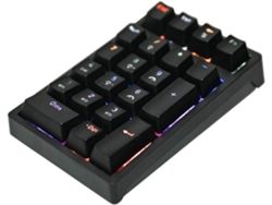 Teclado USB compacto de 21 teclas para miniordenadores de sobremesa y jugadores. SFUSHOS