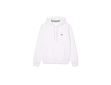 Camiseta de Hombre LACOSTE Signature Algodón Blanco (S)