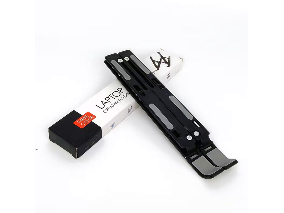 Soporte portátil plegable y ajustable de aluminio para portátiles de 10 a 15,6 pulgadas (modelo 2026) con sistema de refrigeración.