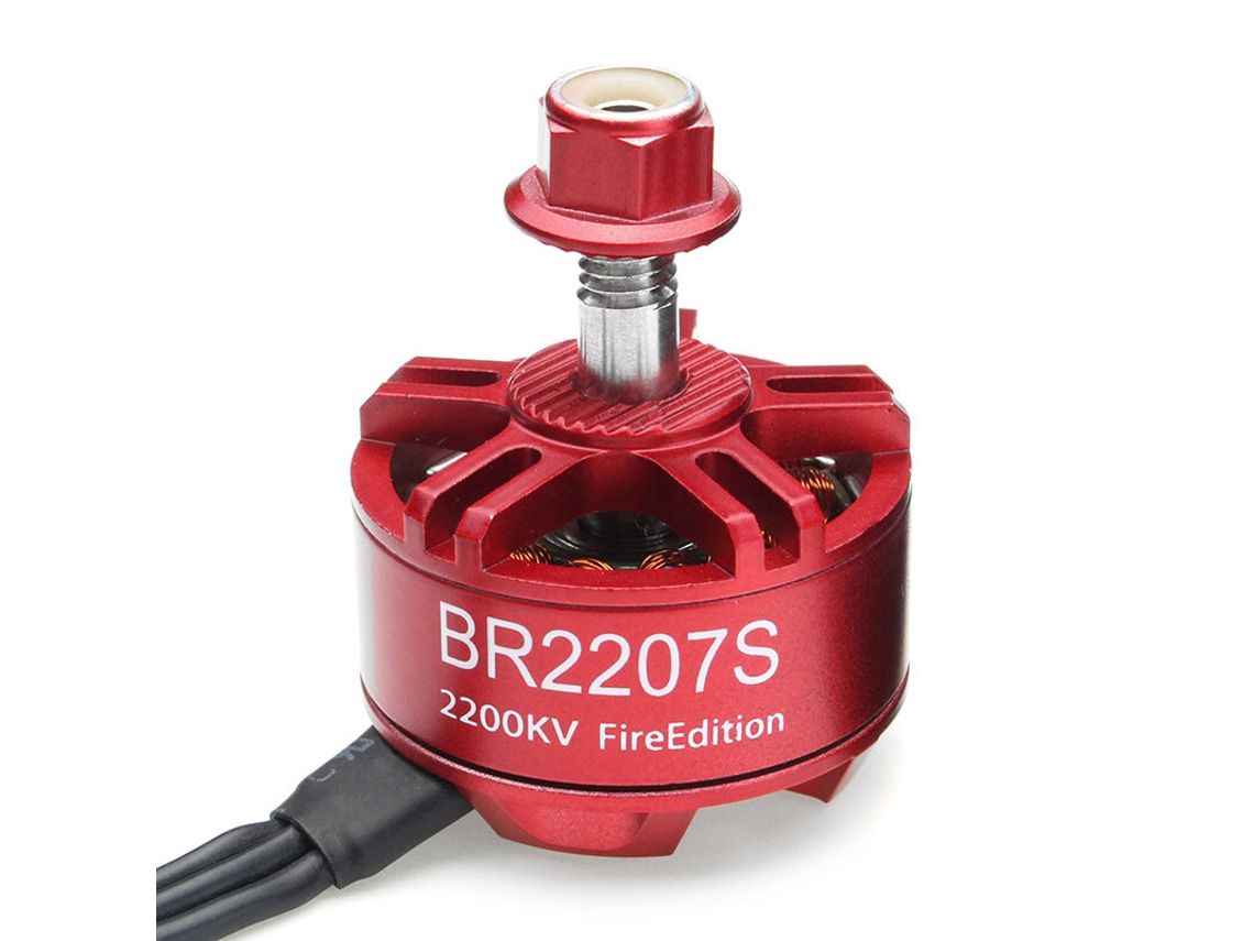 Motor sin escobillas Racerstar 2207 BR2207S Fire Edition 1600KV, 2200KV, 2500KV 3/6S para kit de chasis de dron RC