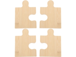 Juego De 4 Tableros De Madera Maciza Para Rompecabezas, Con Soportes Resistentes Al Calor.