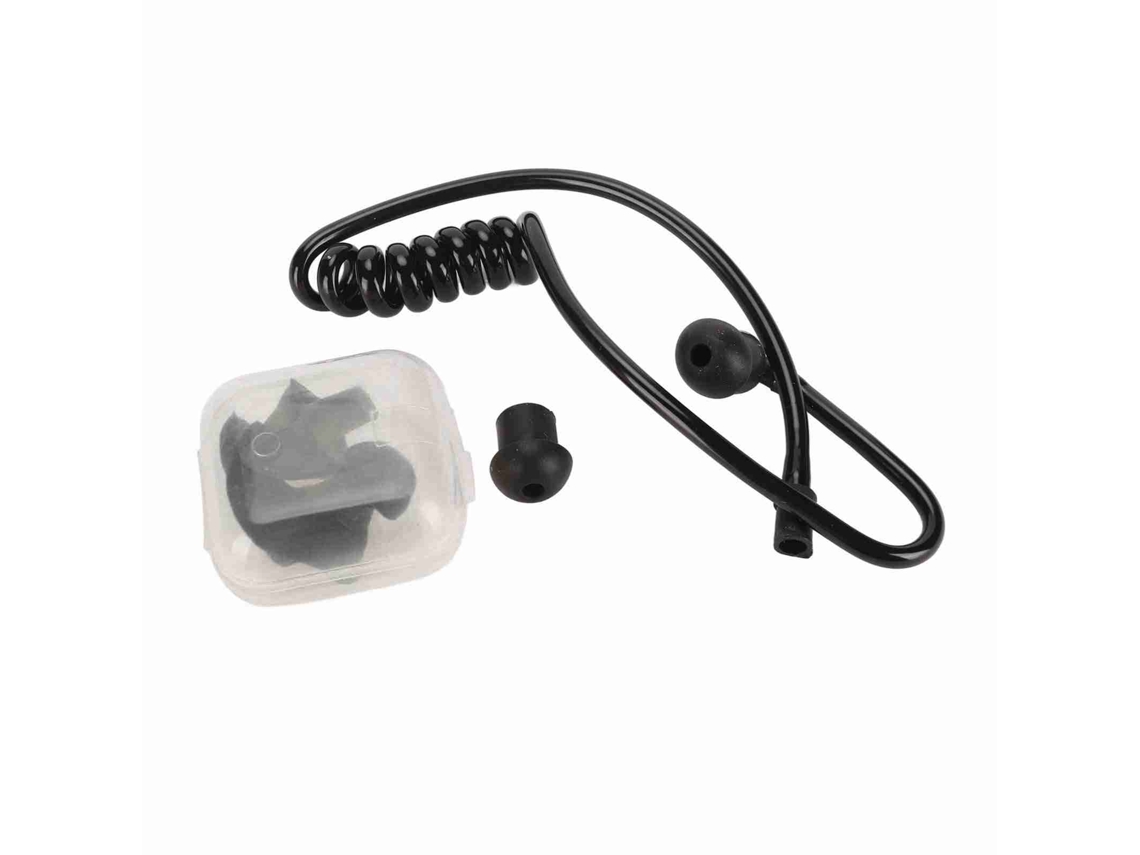 Tubo Acústico Ergonómico Con Auriculares Para Radios Bidireccionales Motorola Y Otras Marcas - Negro