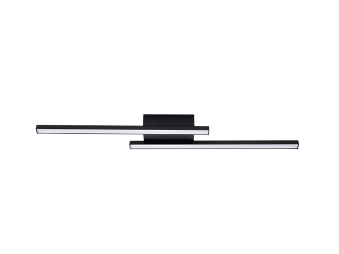 Plafón Led Nettlife Diseño Moderno 12w Negro