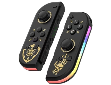 Kit Joycon con Led Rgb Nintendo Switch Zelda ¡ANTIMPACTO!