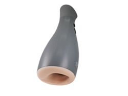 Masturbador - Masturbador Automático para Hombres con 7 Modos de Vibración - Juguetes Adultos de Silicona para Hombres - Gris YEMAESRE