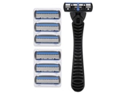 Conjunto De Rasuradoras De Acero Inoxidable Portátil Clásico De Doble Capa Para Hombres