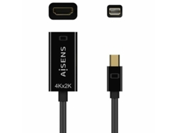 Adaptador Mini Display Port a HDMI AISENS A125-0643 Negro 15 cm