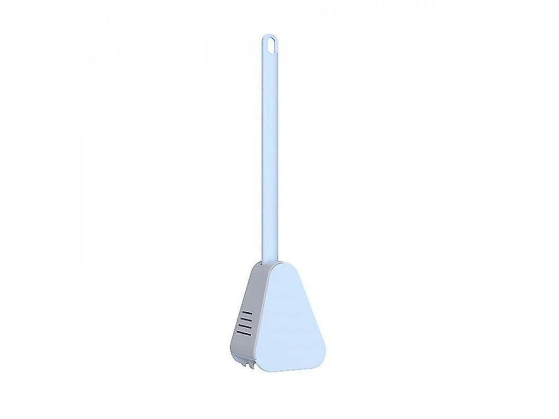 2026-cepillo De Inodoro De Silicona Con Soporte Limpiador Esquina Muerta Diseño Ergonómico Anti-deslizante Baño Mbd Azul