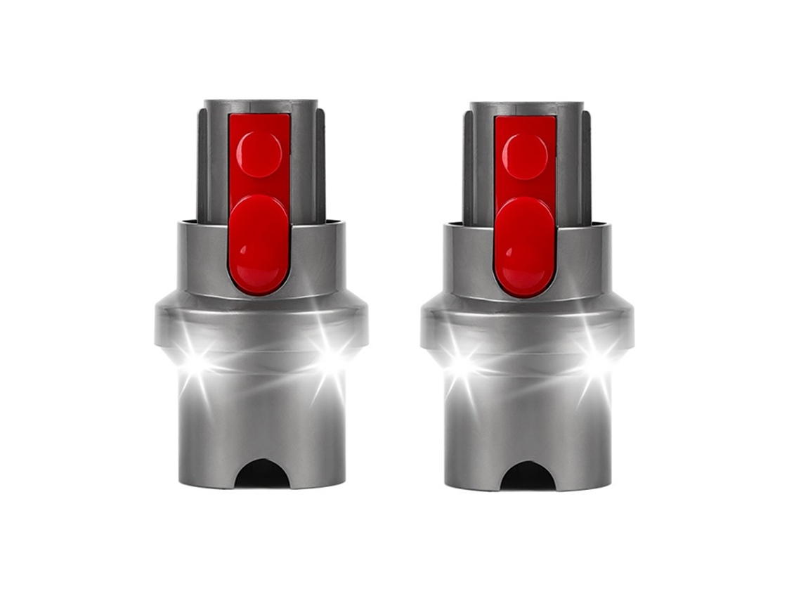 Convertidor adaptador de iluminación Led de 2 piezas para Dyson V7 V8 V10 V11 V15 piezas de aspiradora inalámbrica