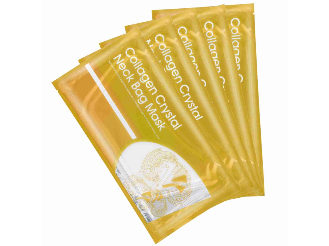 Mascarilla De Colágeno Antiedad Para El Cuello Con Hidratación Y Efecto Reafirmante.