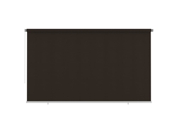 vidaXL Persiana enrollable de jardín HDPE marrón 400x230 cm