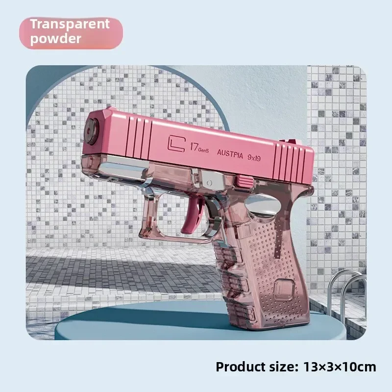 Pistola de agua mecánica Desert Eagle Rapid Fire, minipistola Mdug (rosa)