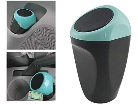 Mini Cubo De Basura Para Coche, Cubo De Basura De Plástico, Contenedor De Almacenamiento De Cubo De Basura De 16X8Cm Para Interior De Coche/Oficina...