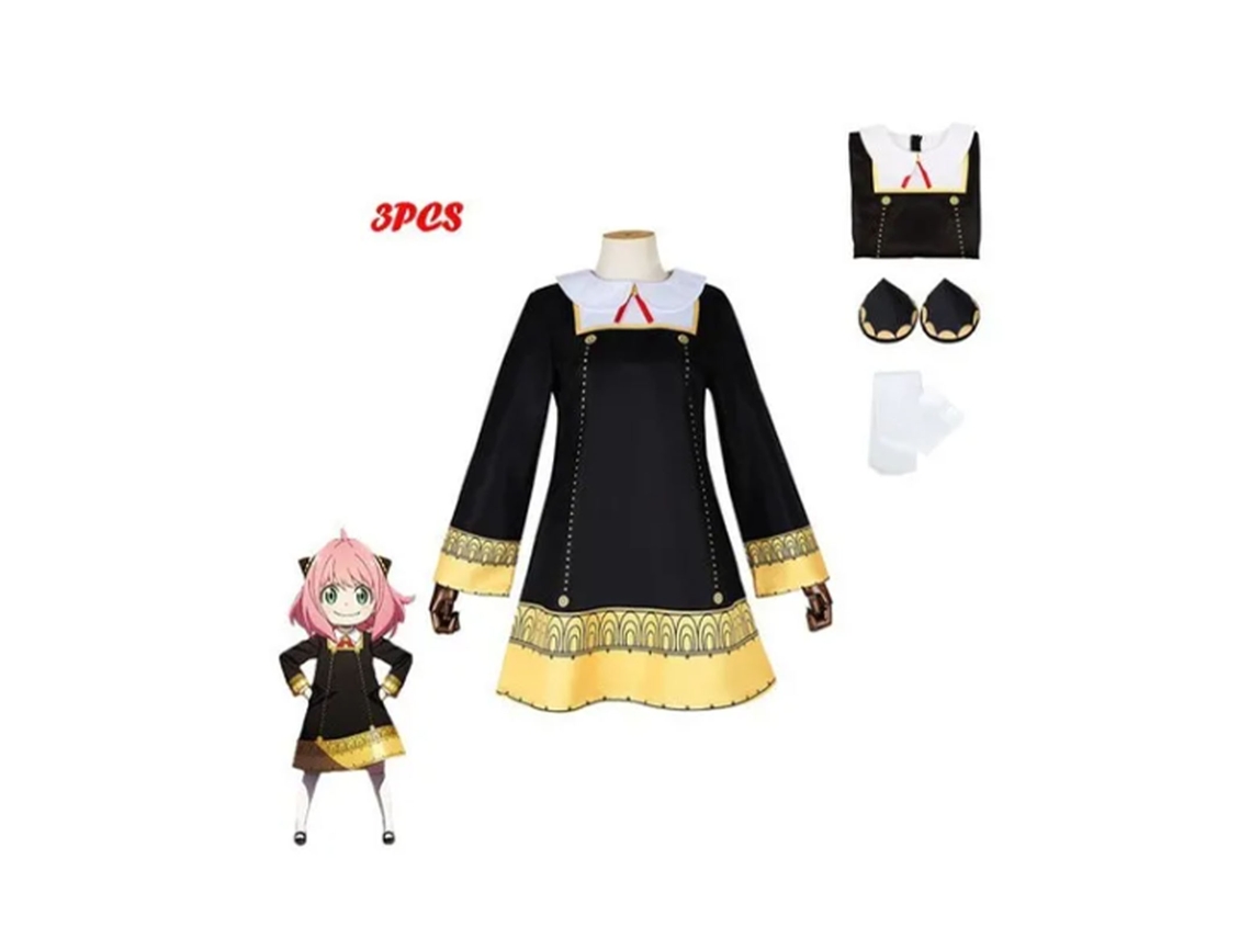 Ats-traje De Cosplay Para Niña, Vestido Dulce Con Accesorios, Ideal Para Halloween Y Uso Diario