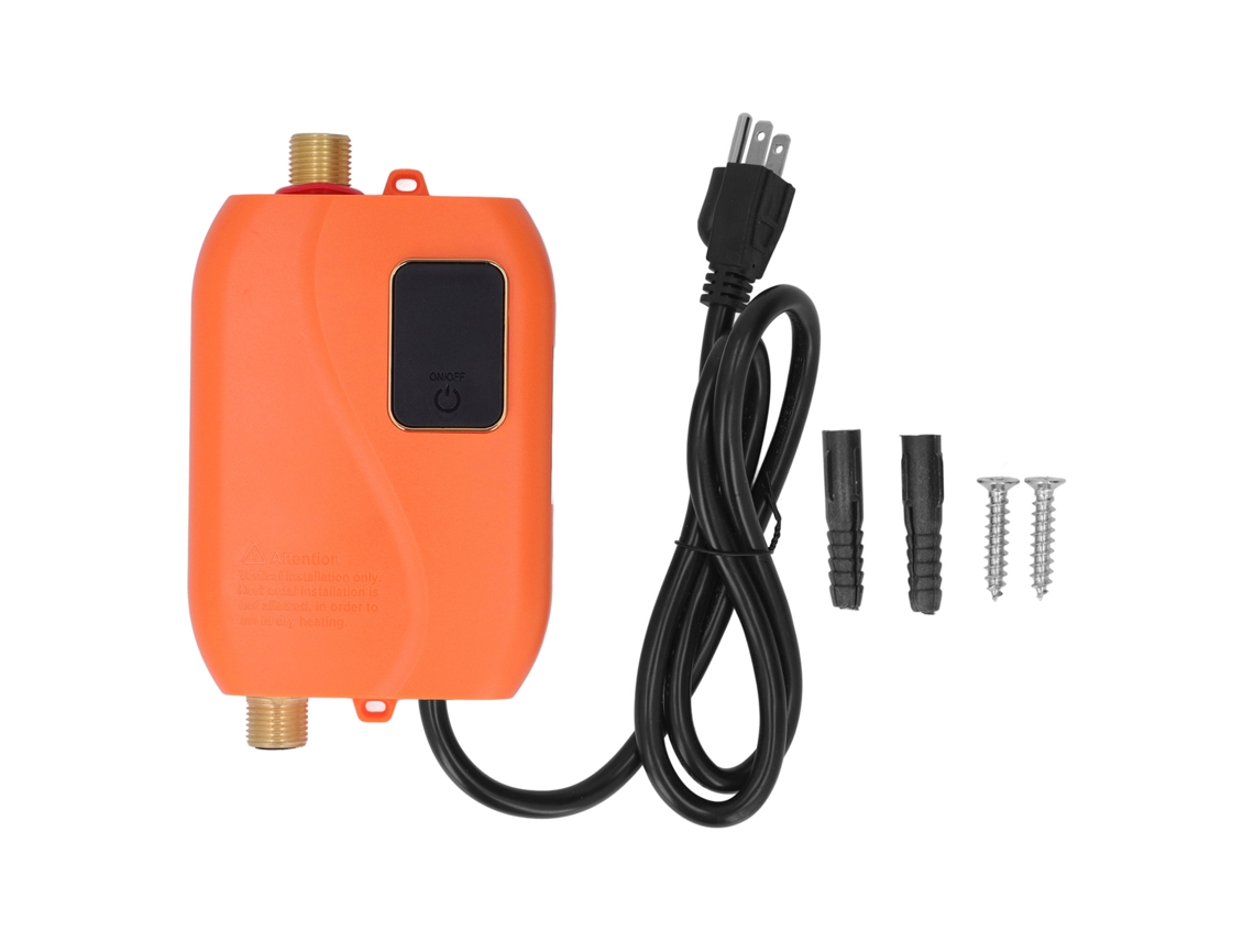 Calentador De Agua Eléctrico Instantáneo Mini De 3000 W Para Ducha, Baño Y Hogar, Calentamiento Rápido De 20 A 50 °c.
