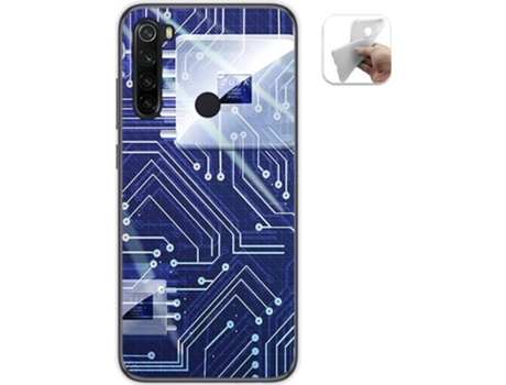 Carcasa Xiaomi Redmi Note 8T TUMUNDOSMARTPHONE Circuito Multicolor