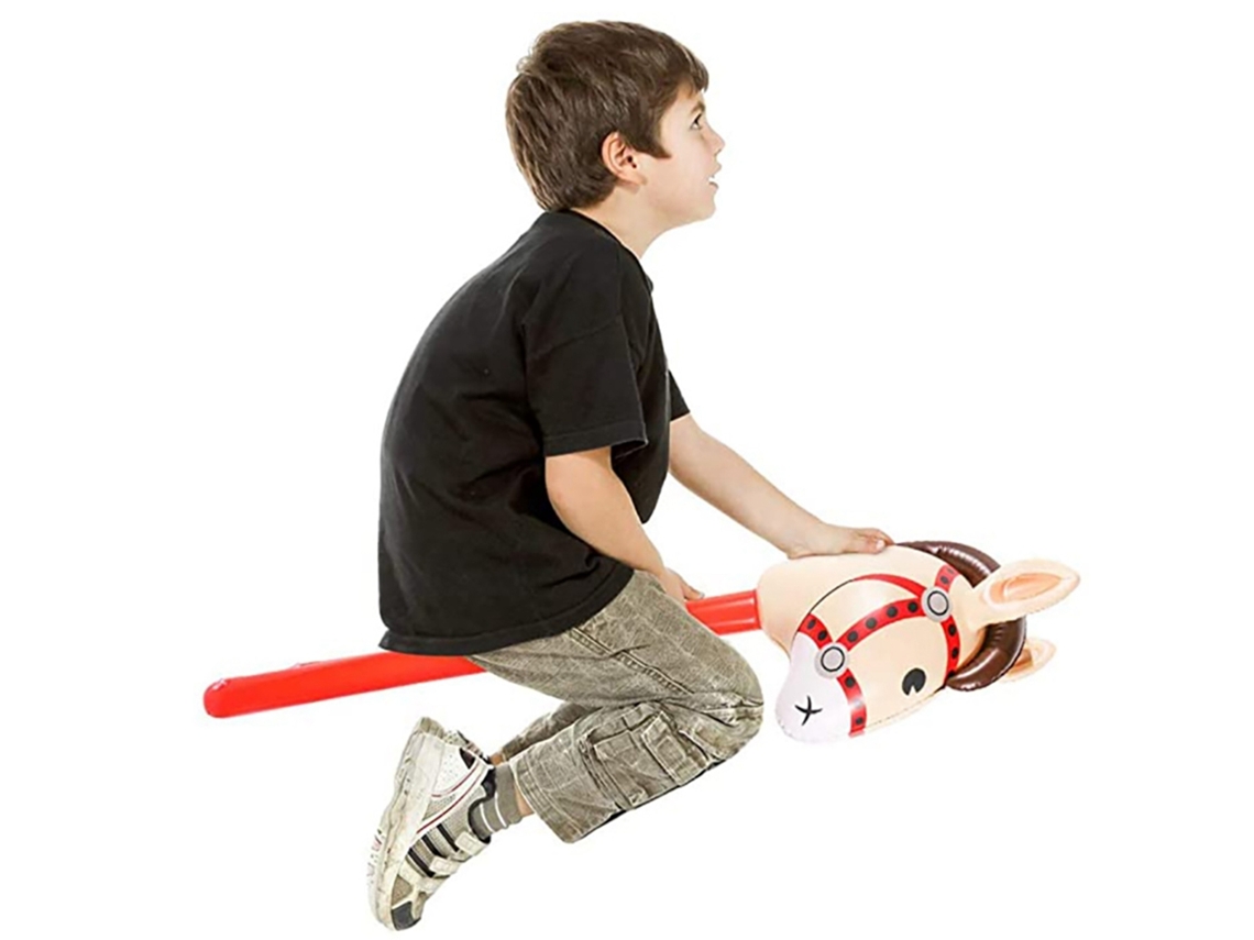 Ats-palo Inflable De Caballo Para Niños Palo De Pony Inflable Decoración De Fiesta Temática