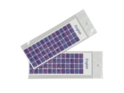 2 pegatinas autoadhesivas para teclado de bicicleta eléctrica Ly con letras de color macarrón