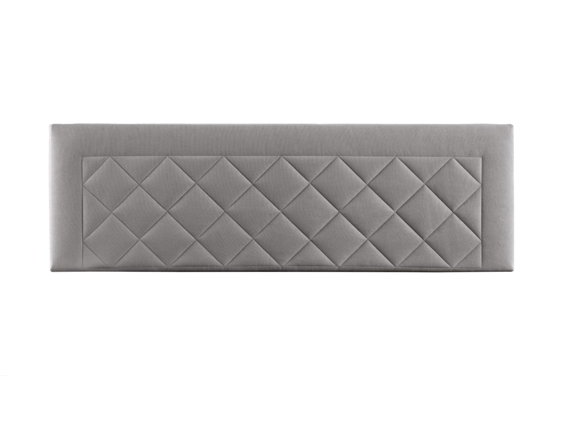 Cabecero Tapizado DOMUS para Cama 160 Microfibra AquaClean Gris ( 160 x 50 x 7 cm)
