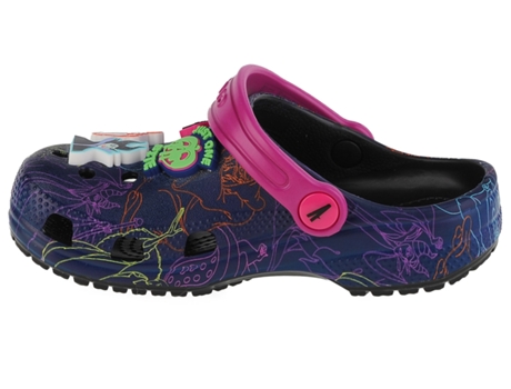 Zuecos Niña CROCS (33/34 - Sintético - Azul)