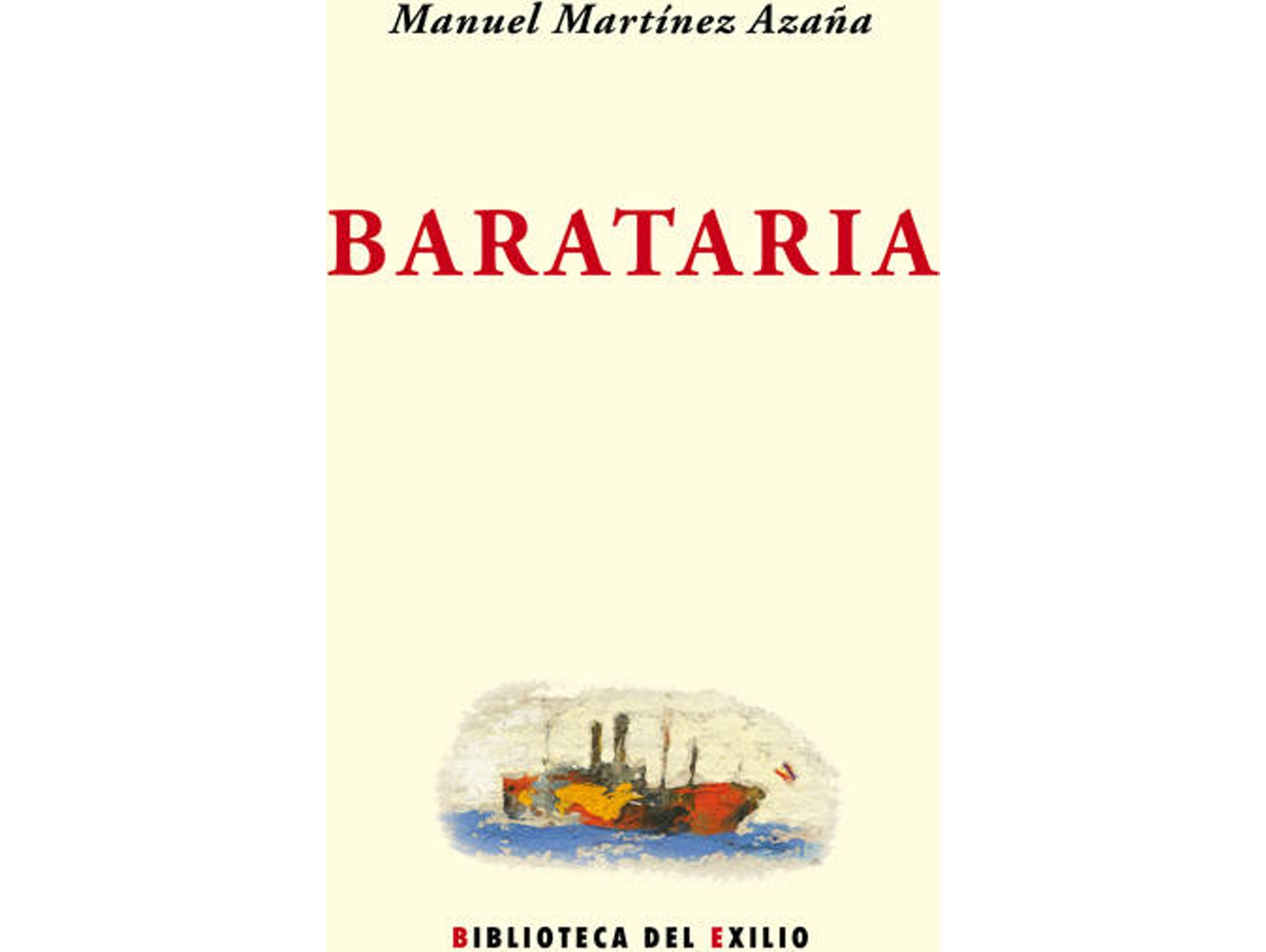 Libro Barataria de Manuel Martinez Azaña (Español)