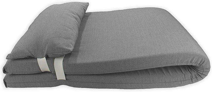 Colchón para Tumbona con Cojín ACOMODA TEXTIL  180x60x6 cm  (Gris)