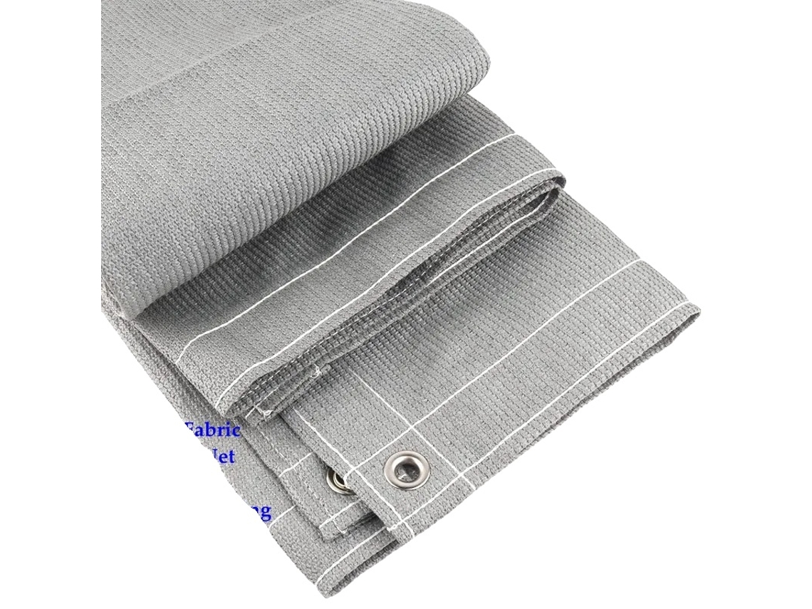 Toldo de sombra, HDPE duradero, protección UV, gris, 1,2 m x 4 m