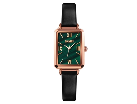 Time Belleza, Simplicidad, Lujo Ligero, Reloj Cuadrado Retro Pequeño Verde Reloj Cuadrado Pequeño para Mujer, Reloj de Cuarzo para Mujer-Verde LUUC...