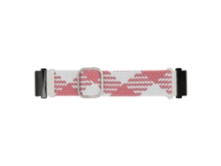 Correa de repuesto ajustable de nailon para reloj T Rex 2 Ultra rosa y blanco