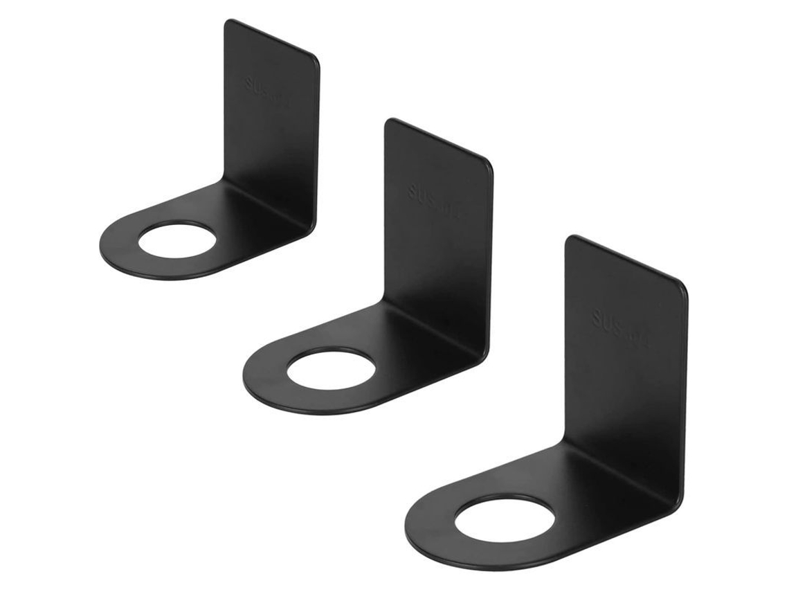 2026-dispensador De Jabón De Pared Negro Acero Inoxidable 27mm Apertura Para Baño Cocina Accesorios De Baño