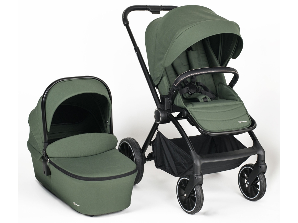Cochecito 2 en 1 Babygo Harmony Green con capazo