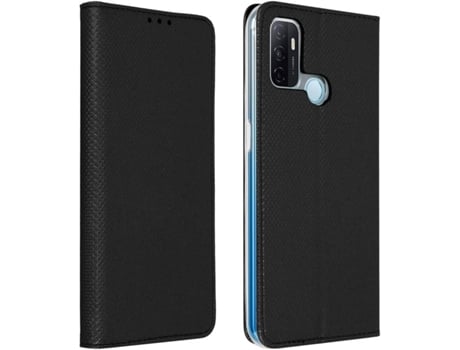 Funda Oppo A53/A53s AVIZAR Cierre Magnético Negro
