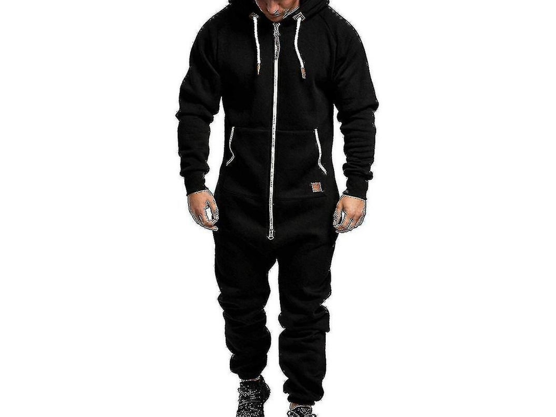 Mono Casual De Invierno Para Hombre Con Capucha Y Cremallera, Sudadera Unisex
