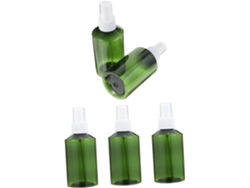 Juego De 5 Botellas De Plástico Vacías Con Pulverizador - Botellas Dispensadoras De Viaje Prácticas