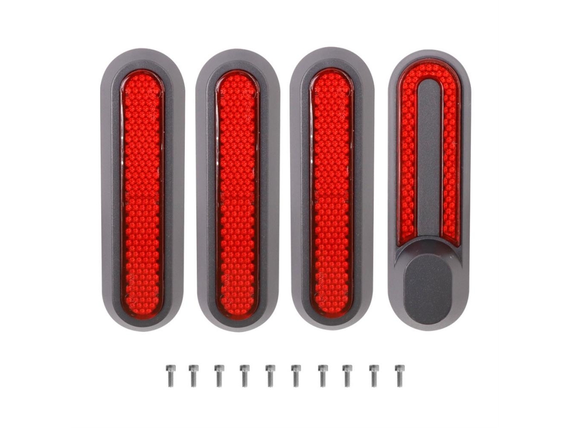 Cubiertas Reflectantes Para Las Ruedas Traseras Del Patinete Eléctrico Xiaomi M365 Pro 2 1s, Accesorios Decorativos Con Tornillos.