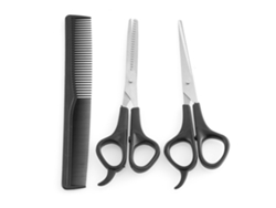 Vlrla-3pcs Cabelo Cutting Thinning Shears Conjunto Com Comb